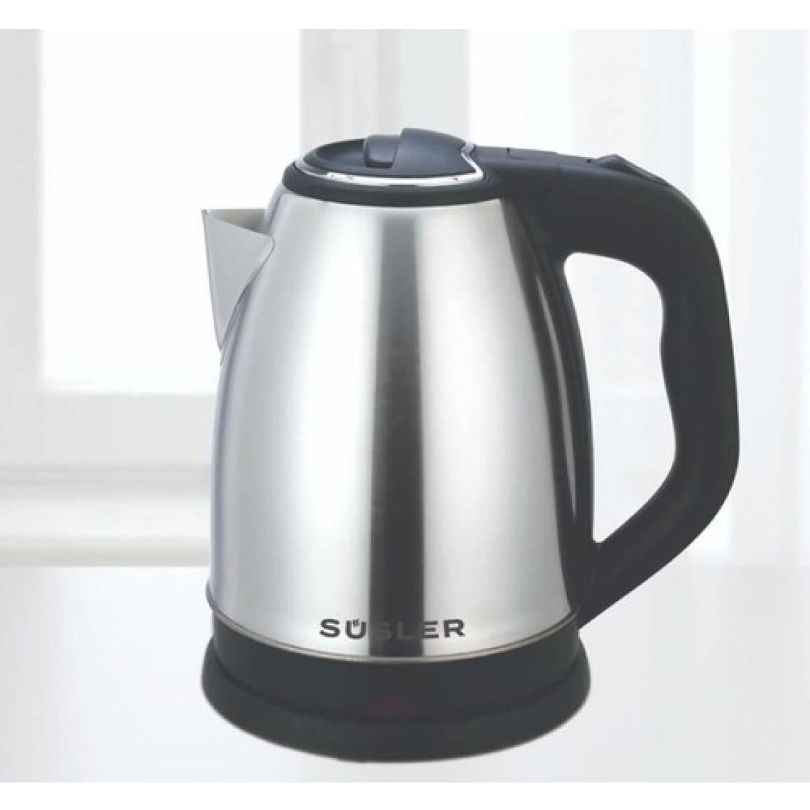 Süsler Inox Çelik Kettle 1,8 Litre Elektrikli Su Isıtıcı
