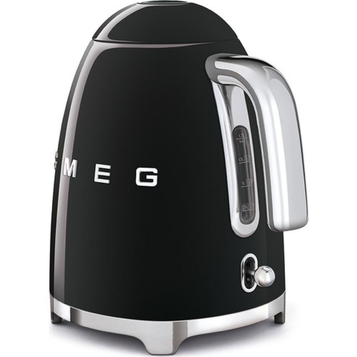 Smeg KLF03BLEU Siyah 2400 W 1.7 lt Çelik Kettle