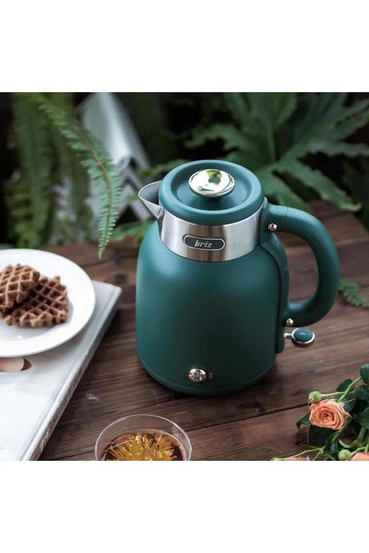 Br1040 Retro Yeşil Su Isıtıcı Çelik Kettle