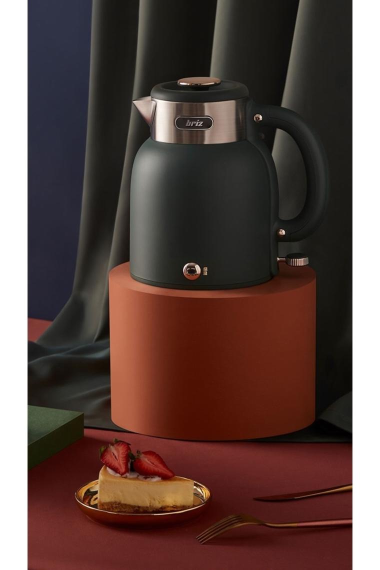 Br1040 Retro Yeşil Su Isıtıcı Çelik Kettle