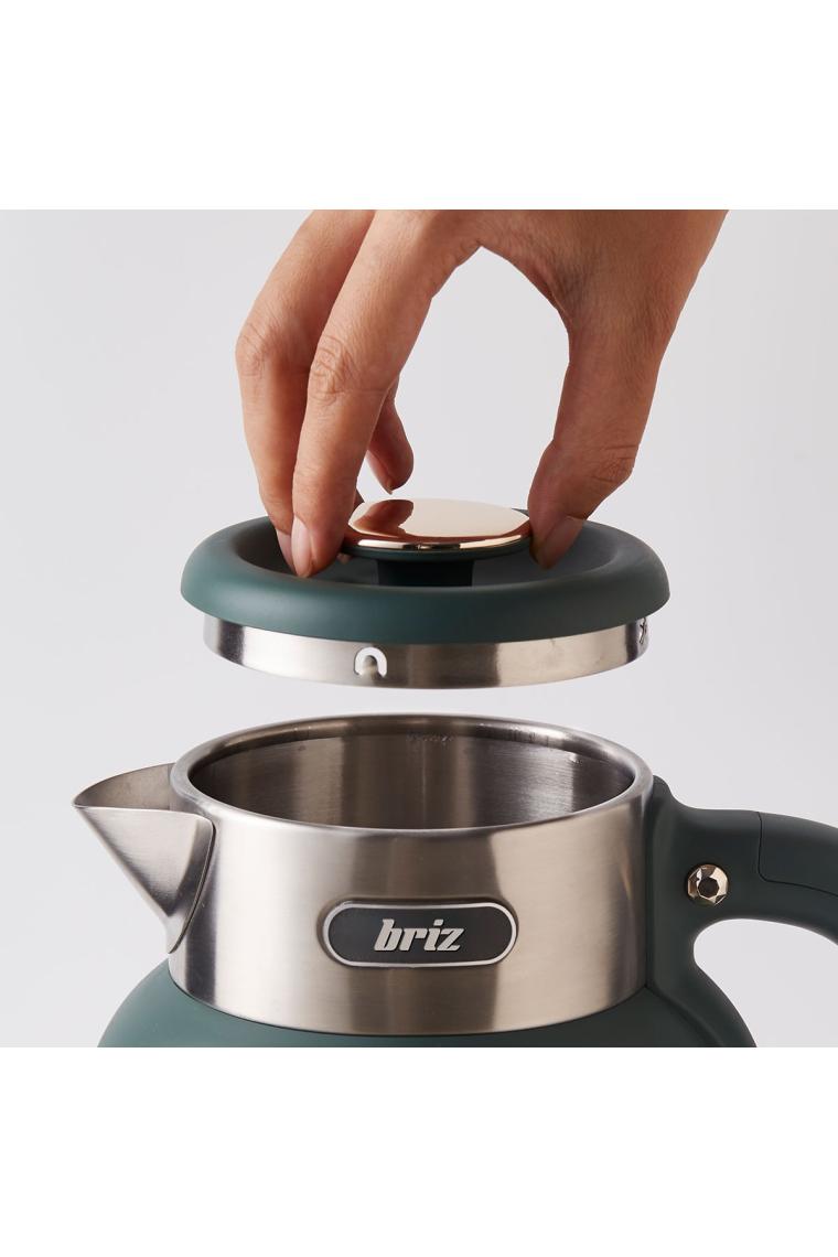 Br1040 Retro Yeşil Su Isıtıcı Çelik Kettle