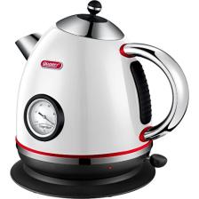 Queen Retro QRK-10B Beyaz 2200 W 1.7 lt Çelik Kettle