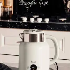 Fressi KT-01 Retrofi Su Yeşili 1.5 L Retro Elektrikli Kettle Su Isıtıcı