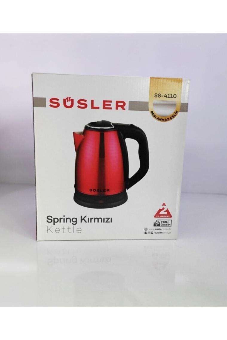 Süsler SS-4110 Spring Kırmızı Kettle (1 8lt)