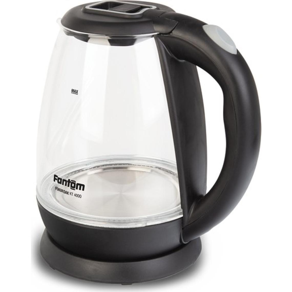 Fantom Fokurdak KT 4000 Siyah Cam Kettle