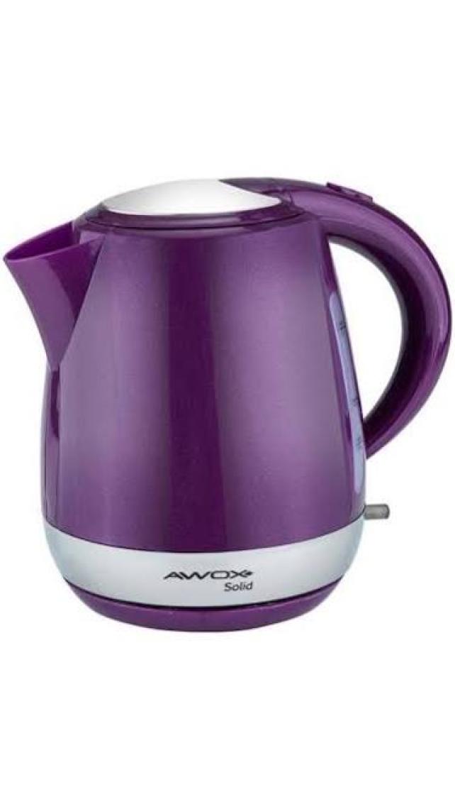 Awox Solid Gizli Rezistans Su Isıtıcı Kettle Mürdüm