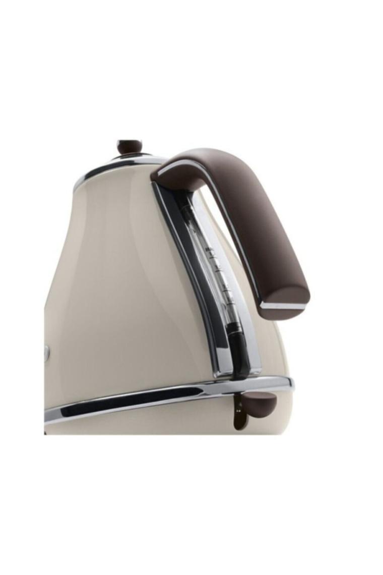 Delonghi KBOV 2001.BG Icona Vintage Krem 2000 W 1.7 lt Çelik Kettle