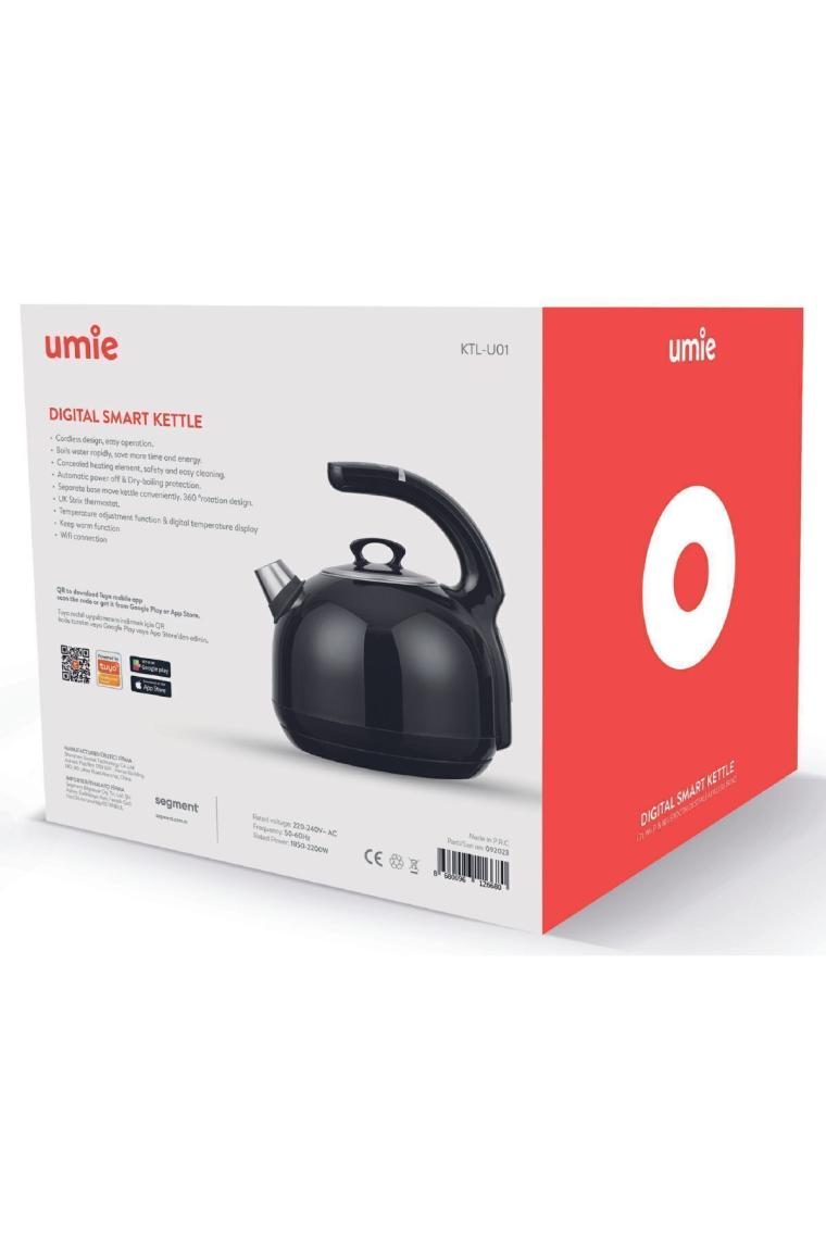 Umie Umiesiyah Dijital Göstergeli 1.7l Wifi & Bluetooth Dokunmatik Tuya Destekli Akıllı Su Isıtıcısı/ Kettle