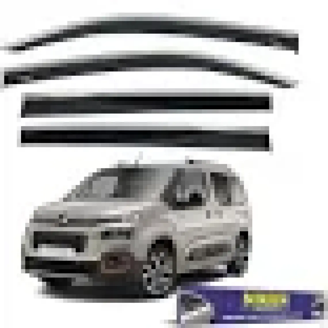 Niken Citroen Berlingo 2018+ /rifter/combo/proace City Kromlu Cam Rüzgarlığı 4 Lü