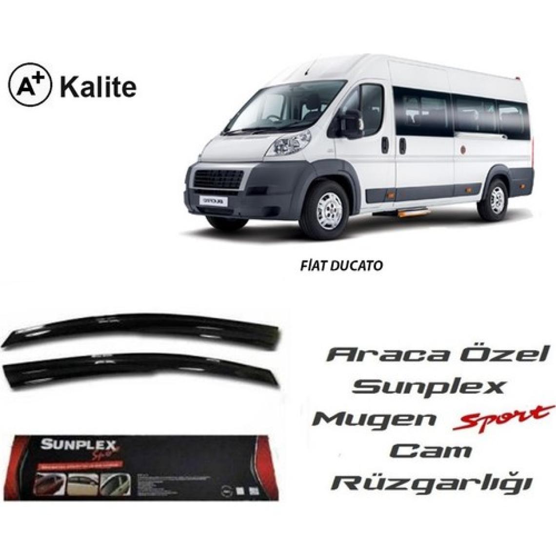 Sunplex Fiat Ducato Sunplex Mugen Tip 2'Li Cam Rüzgarlığı