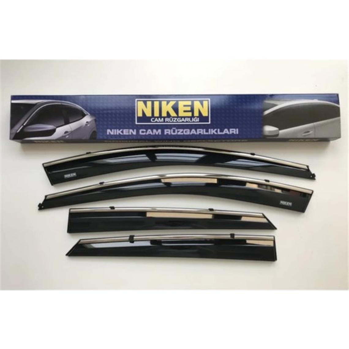 Niken Renault Fluence 2009 Sonrası Kromlu Cam Rüzgarlığı 4'lü