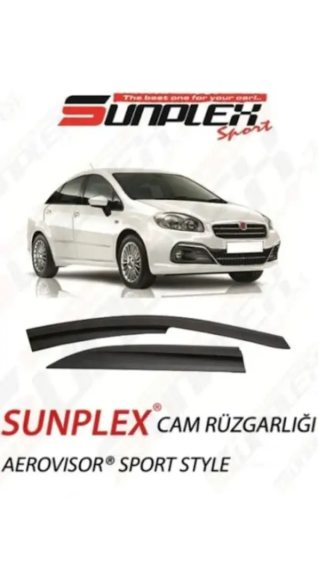 Sunplex Sp-S-14 Fiat Linea 2006-2015 Sport Style Cam Rüzgarlığı 4 Lü