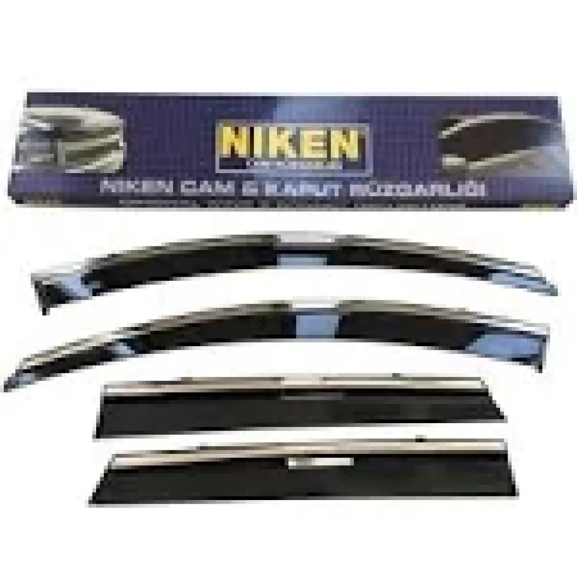 Niken Nissan Qashqai Kromlu Cam Rüzgarlığı 2007 - 2013 Niken Marka