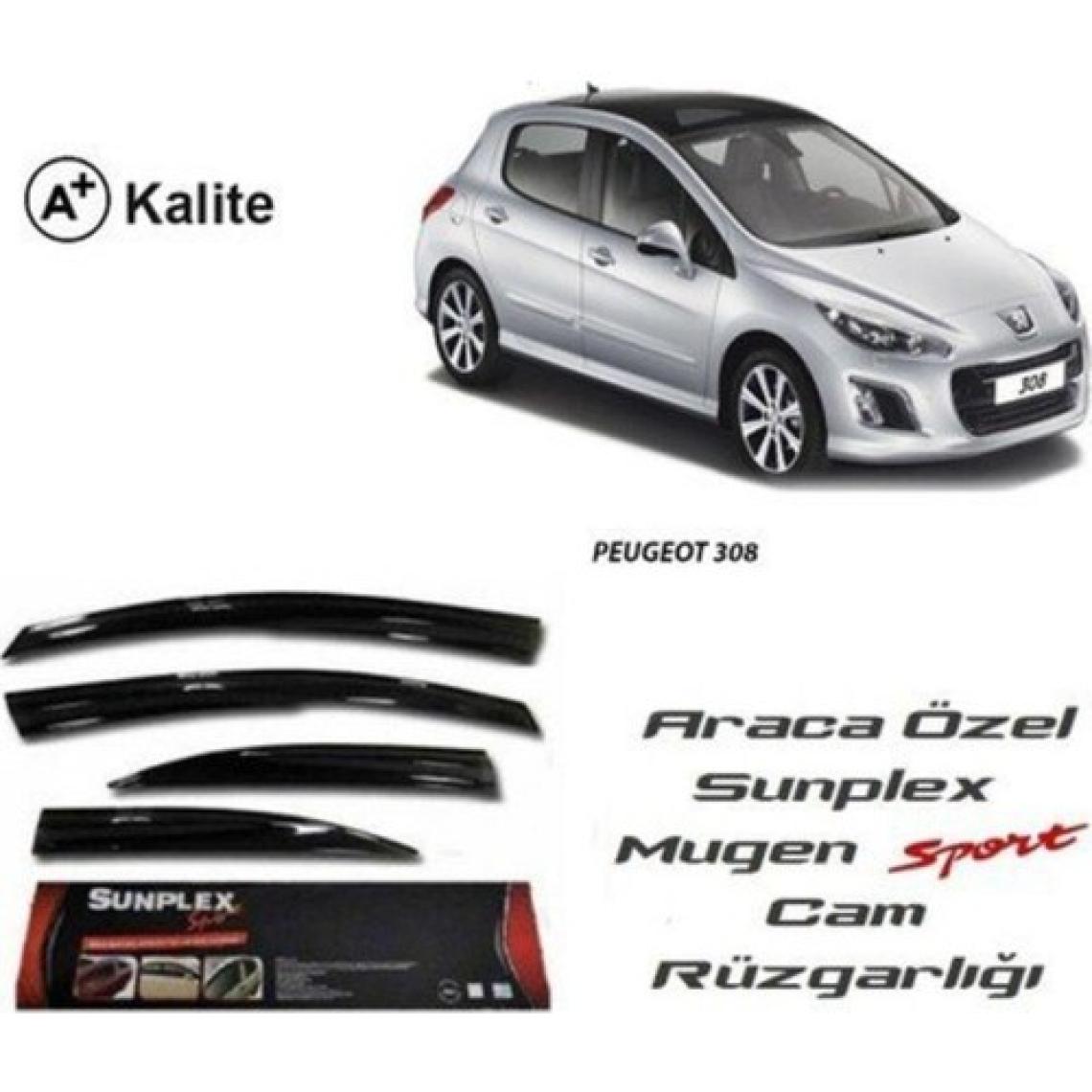 Sunplex Peugeot 308 Cam Rüzgarlığı Mugen Tip