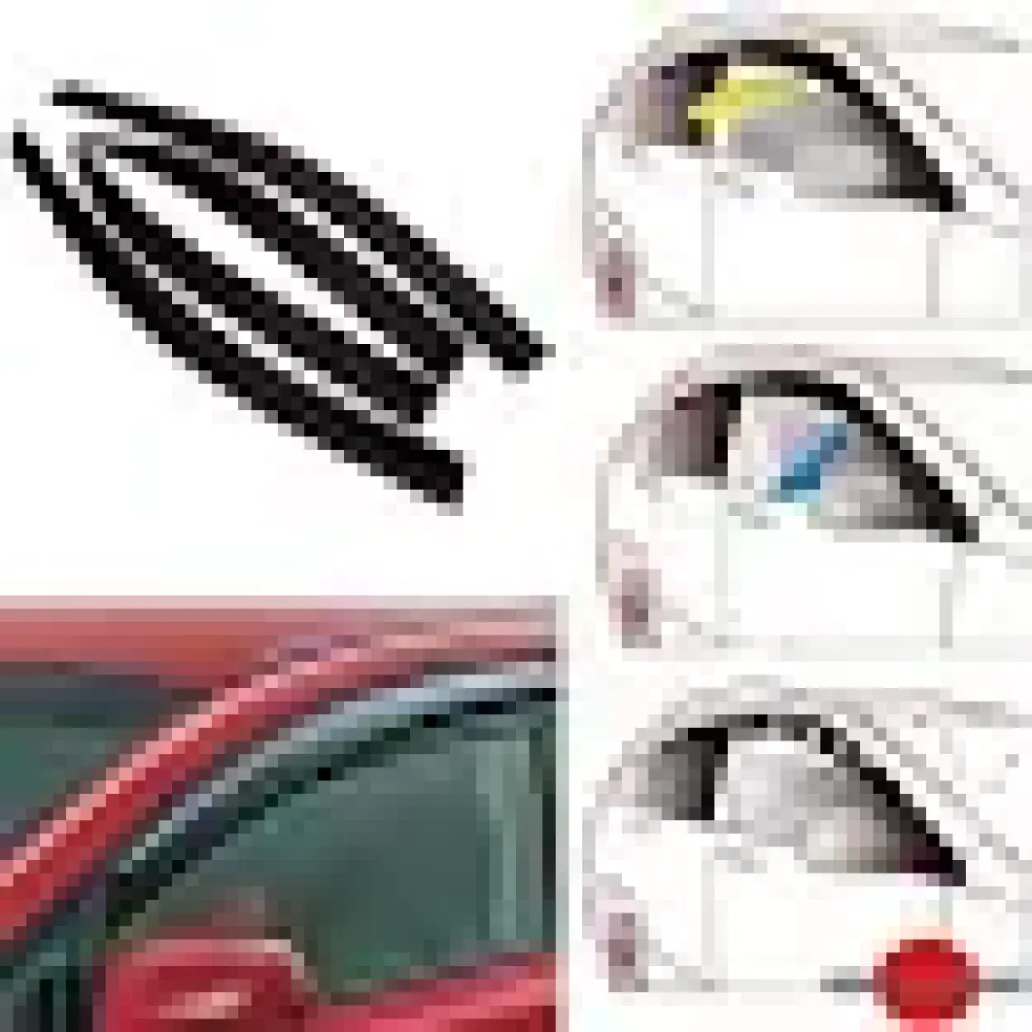Sunplex Hyundai Accent Blue Cam Rüzgarlığı Mugen Tip Sunplex 2011 Sonrası