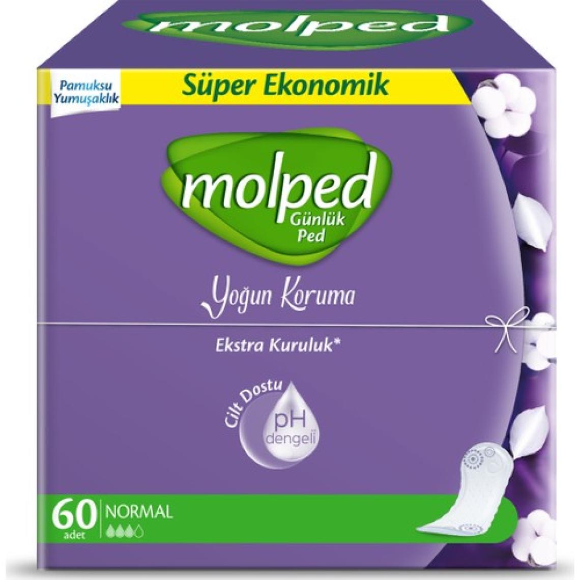 Molped Yoğun Koruma Günlük Ped 60'Lı
