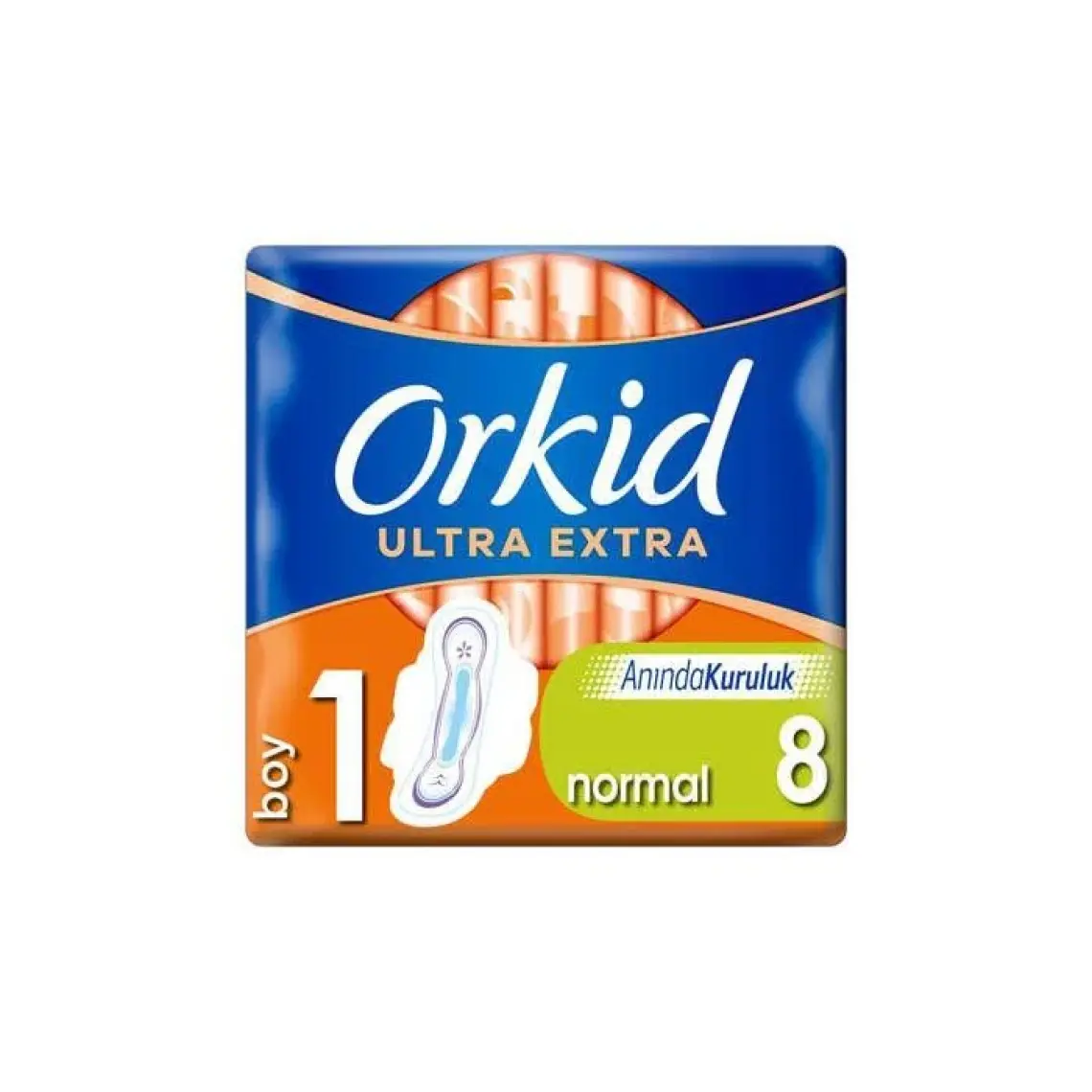 Orkid Ultra Extra Hijyenik Ped Normal Tekli Paket 8'li