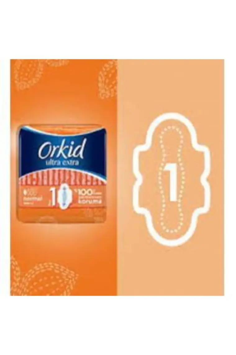 Orkid Ultra Extra Hijyenik Ped Normal Tekli Paket 8'li