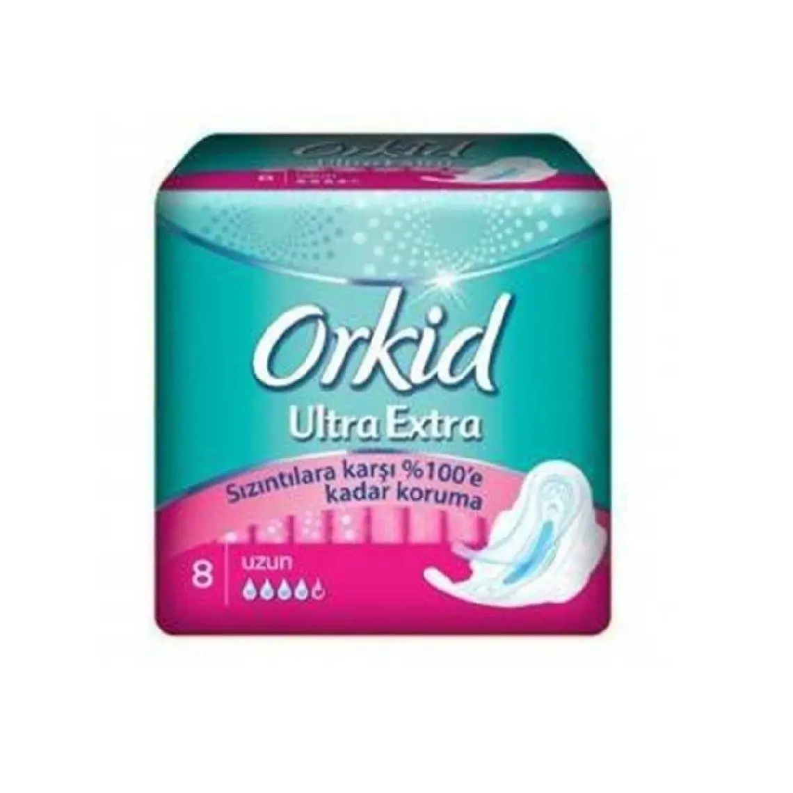 Orkid Ultra Extra Hijyenik Ped Normal Tekli Paket 8'li