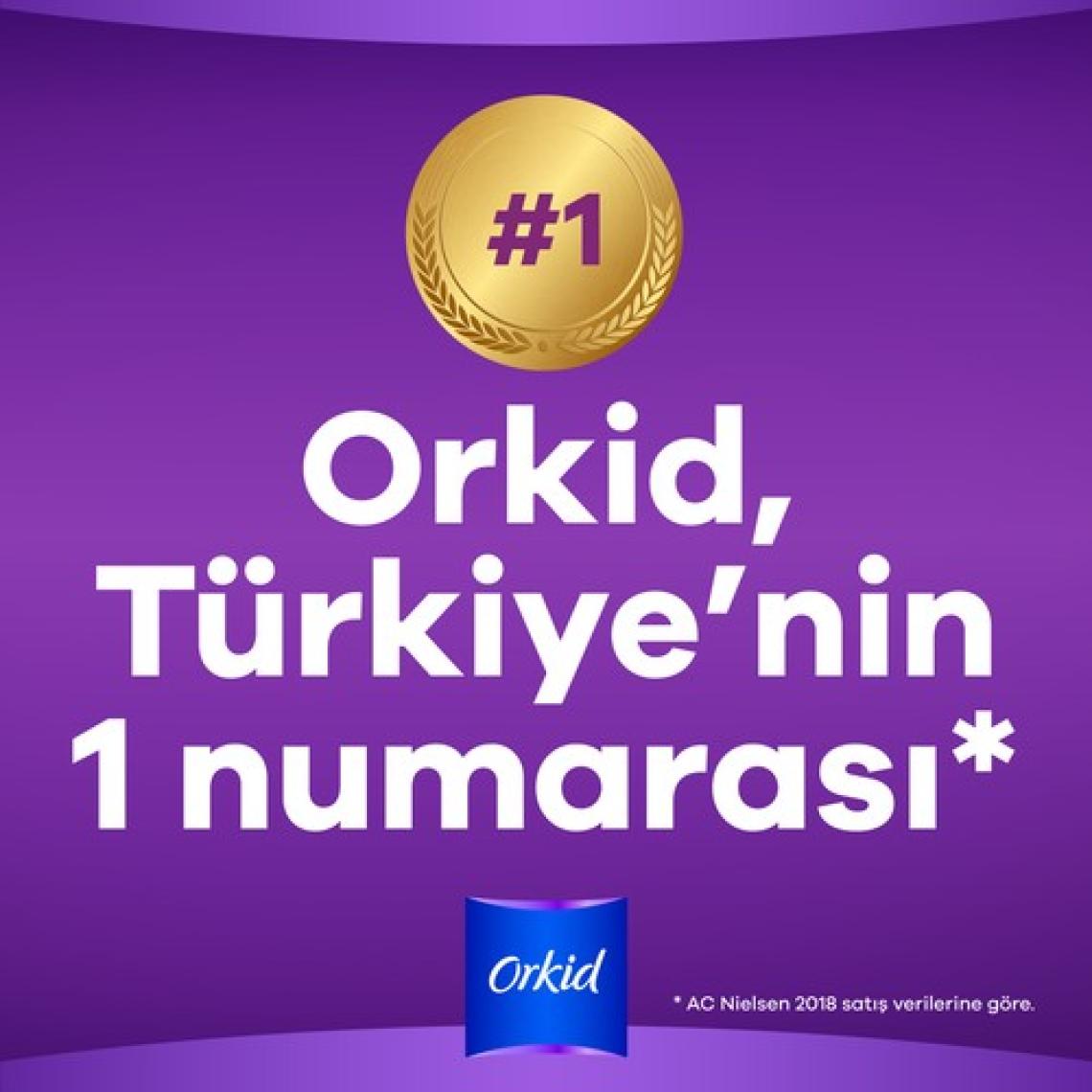 Orkid Platinum Gece 18 Adet Süper Ekonomik Paket Hijyenik Ped