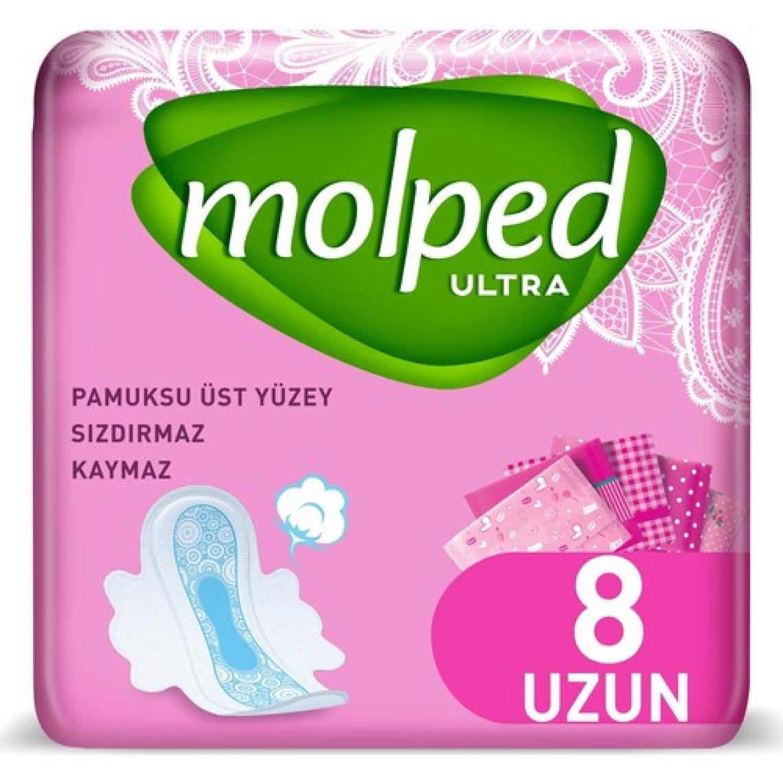 Molped Ultra Hijyenik Ped Uzun 8 Adet