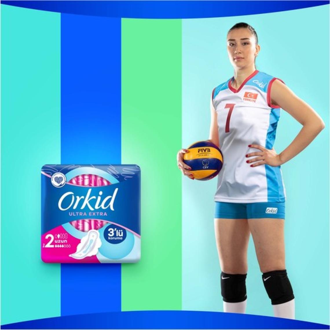Orkid Ultra Extra Uzun 7 Adet Tekli Paket Hijyenik Ped