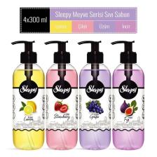 Meyve Serisi Sıvı Sabun 4'lü Avantaj Paketi 4×300 Ml