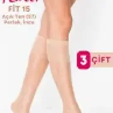Penti Ten Rengi Fit15 3'Lü Pantolon Çorabı