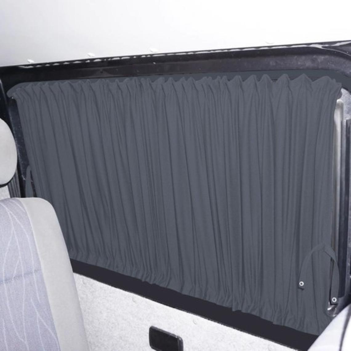 Oto Pandami Mercedes Vito W639 5 Cam 2003-2014 Uyumlu Gri Raylı Oto Perde Takımı