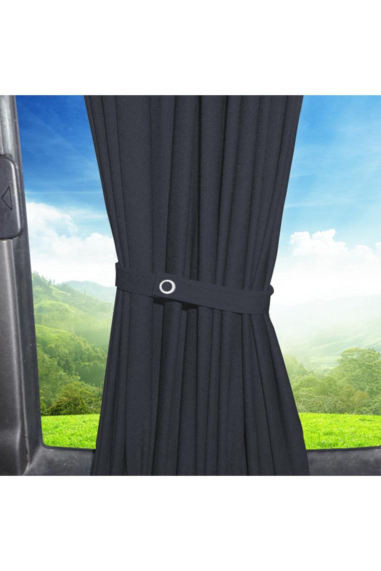 Oto Pandami Volkswagen Transporter T5/t6/t7 Uzun Şase 2003-2022 Uyumlu Füme Raylı Oto Perde Takımı