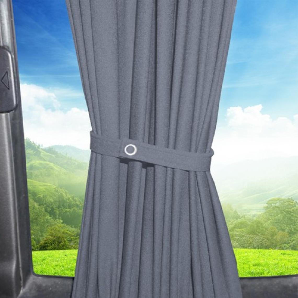 Oto Pandami Renault Kangoo 1 . Nesil Kısa Şase 1997-2009 Uyumlu Gri Raylı Oto Perde Takımı