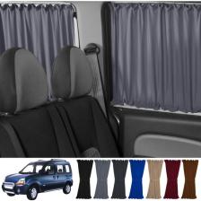 Oto Pandami Renault Kangoo 1 . Nesil Kısa Şase 1997-2009 Uyumlu Gri Raylı Oto Perde Takımı