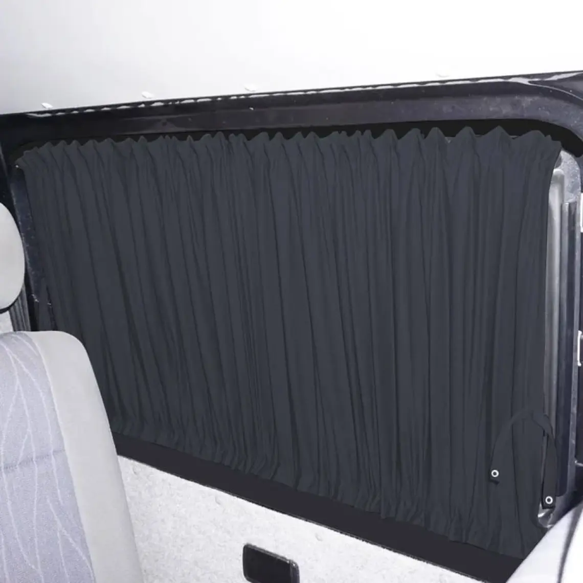 Oto Pandami Volkswagen Transporter Caravelle T5/t6/t7 Uzun Şase 2003-2022 Uyumlu Füme Raylı Oto Perde Takımı