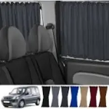 Oto Pandami Peugeot Partner 1996-2008 Uyumlu Füme Raylı Oto Perde Takımı