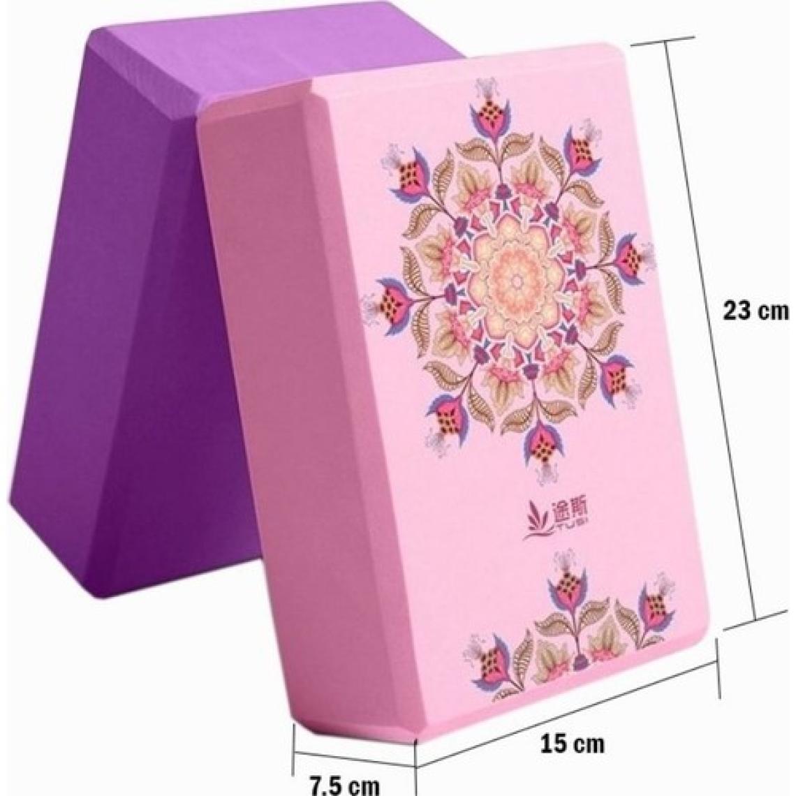 Tusi Yoga Blok Anime Serisi Pembe 23CMX7.5CMX15CM