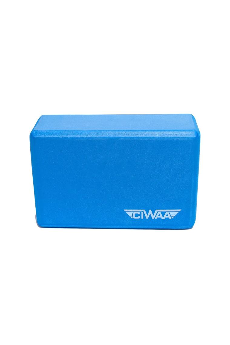 Ciwaa CWA-2276 Çiftli Yoga Blok - 2 Adet Yoga Block - Eva Yoga Bloğu Seti Mavi