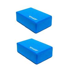 Ciwaa CWA-2276 Çiftli Yoga Blok - 2 Adet Yoga Block - Eva Yoga Bloğu Seti Mavi