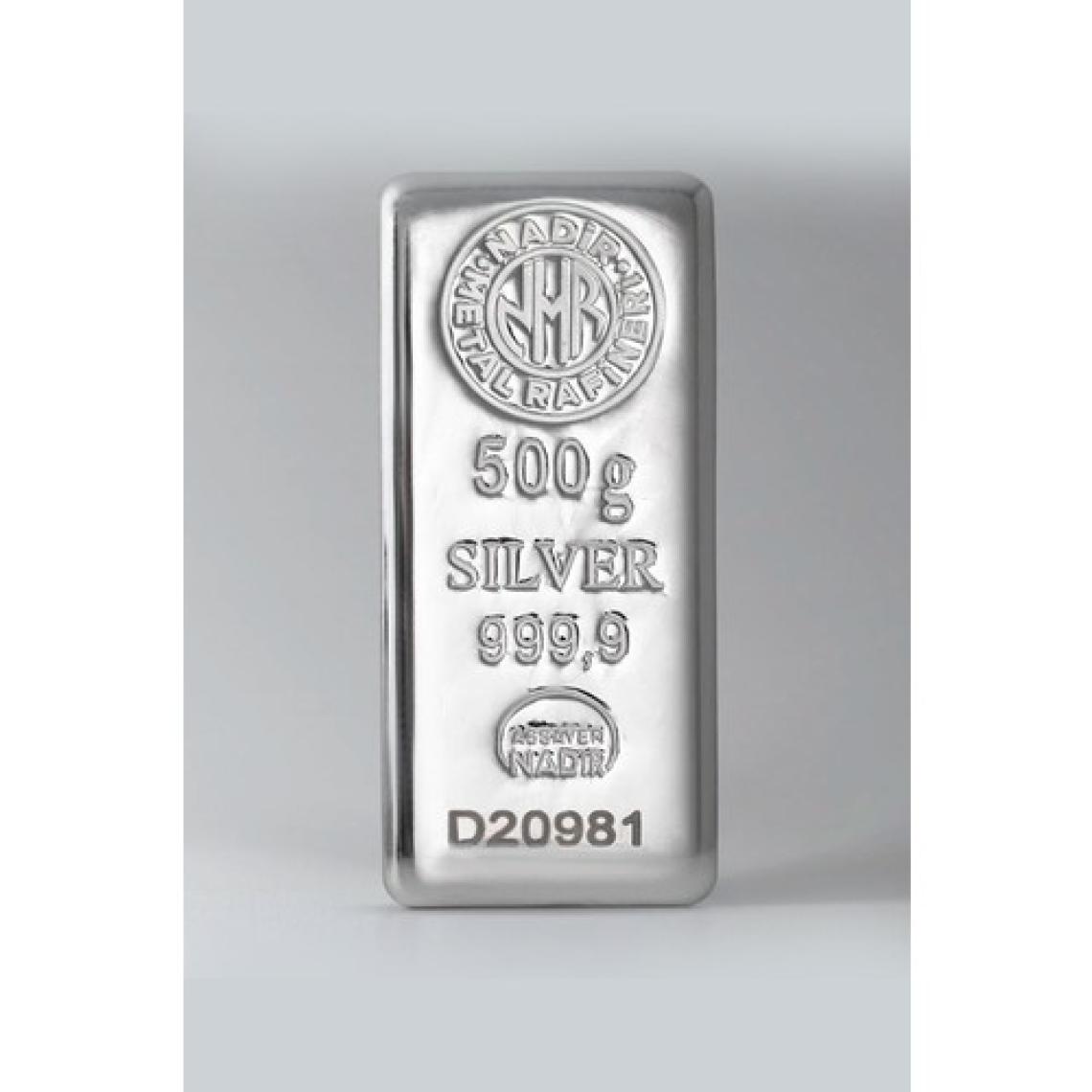 Nadir Metal Nadirmetal 500 Gram Külçe Gümüş