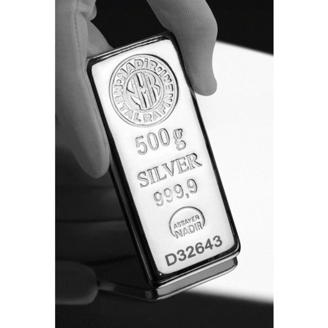Nadir Metal Nadirmetal 500 Gram Külçe Gümüş