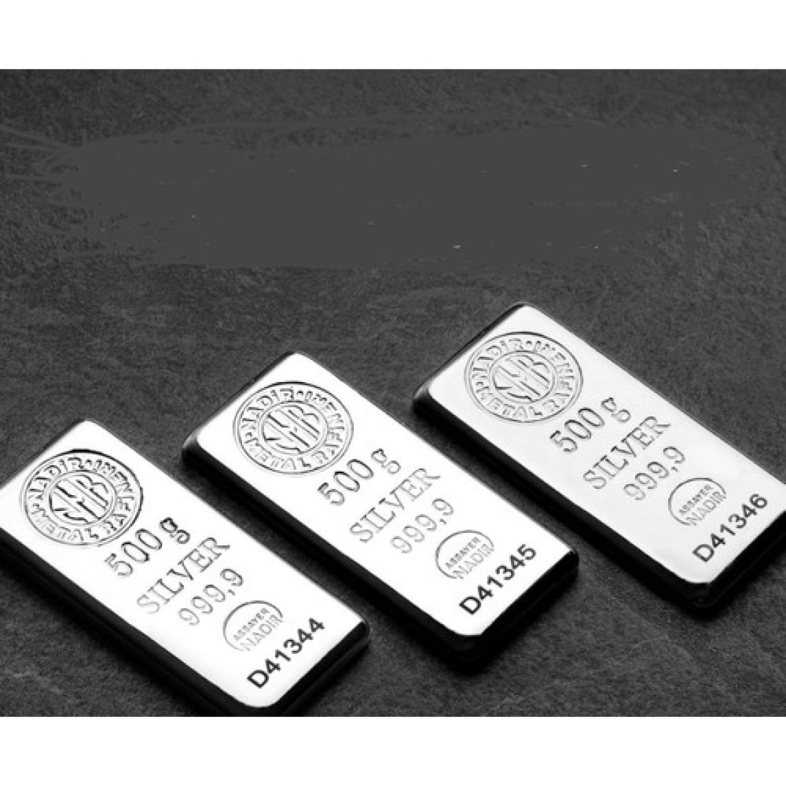Nadir Metal Nadirmetal 500 Gram Külçe Gümüş
