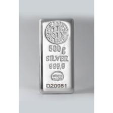 Nadir Metal Nadirmetal 500 Gram Külçe Gümüş