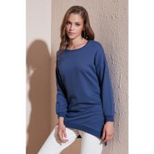 Lela Modest Pamuklu Bisiklet Yaka Oversize Fit Tunik Bayan Tunik 5864896