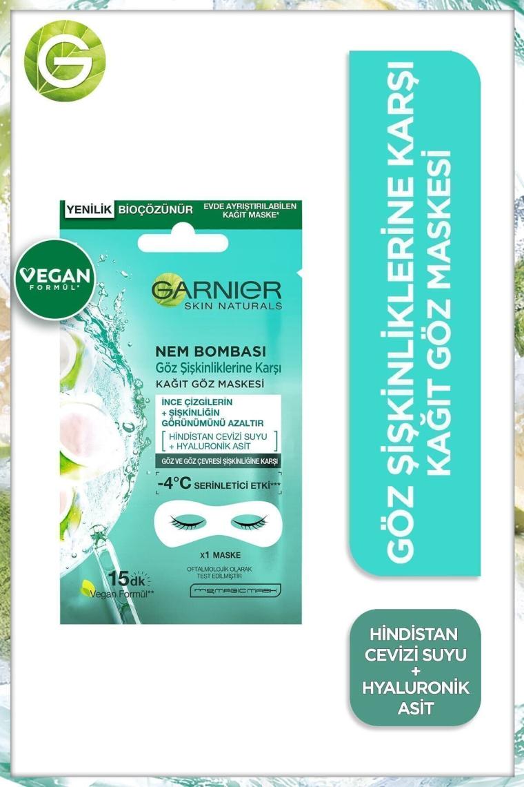 Göz Şişkinliğine Karşı Kağıt Göz Maskesi Hindistan Cevizi Suyu 3'lü Set