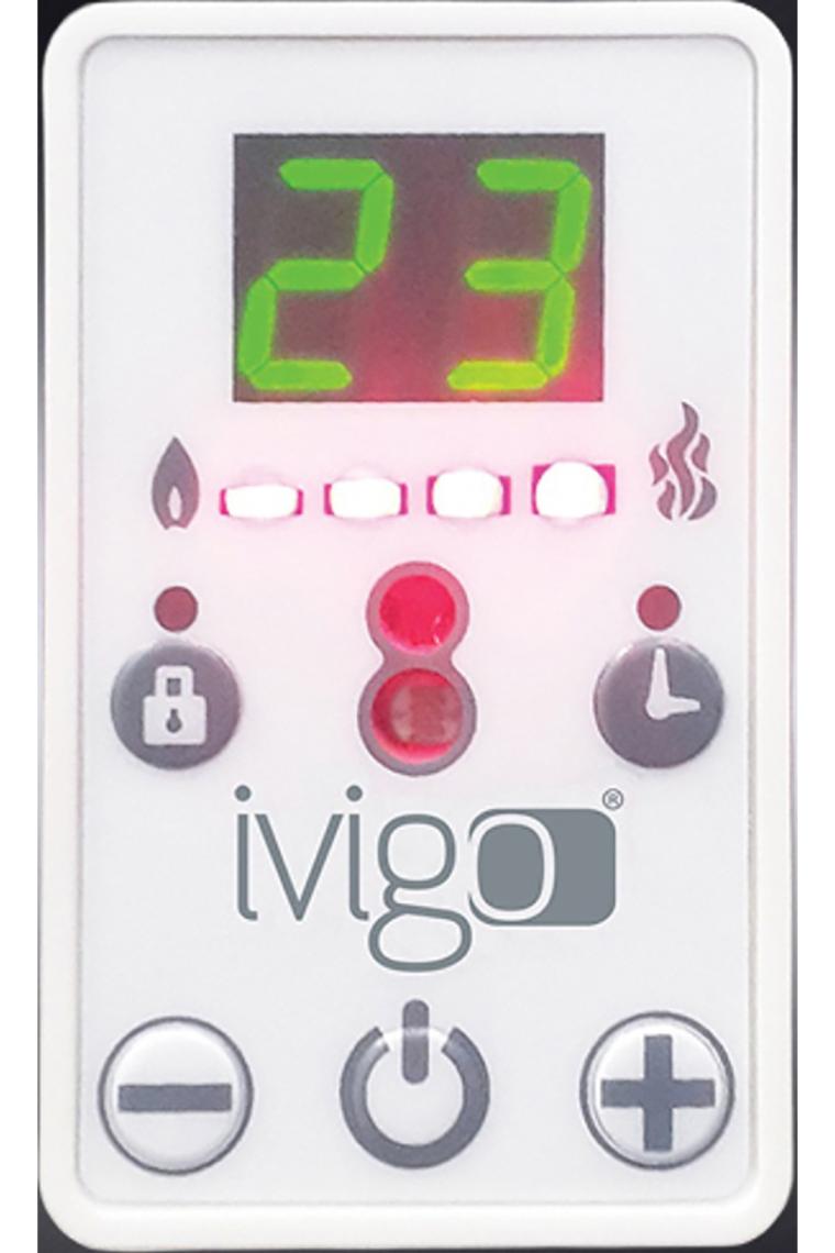 Ivigo EPK4590E20S Elektrikli Panel Konvektör Isıtıcı Dijital 2000 Watt Siyah