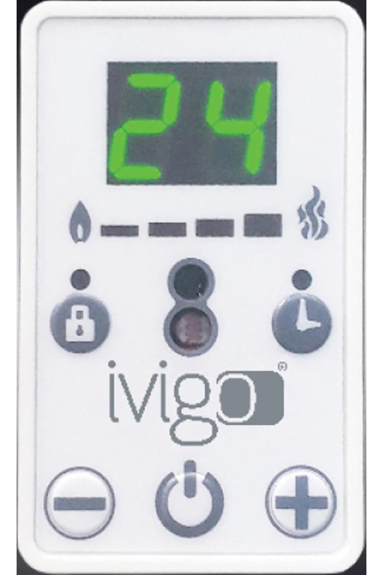 Ivigo EPK4590E20S Elektrikli Panel Konvektör Isıtıcı Dijital 2000 Watt Siyah