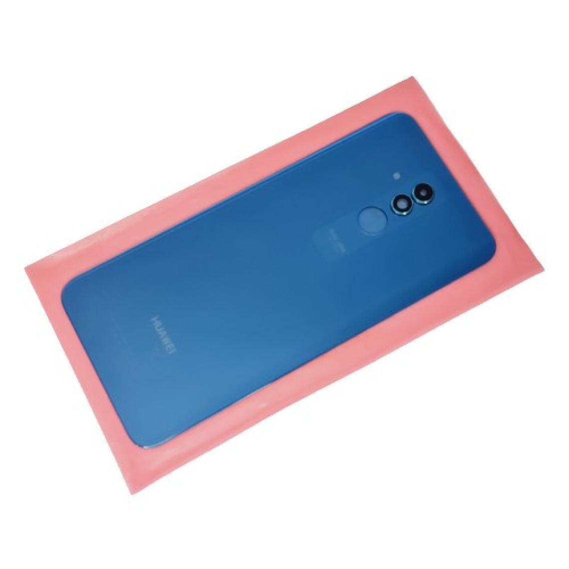Tkgz Huawei Uyumlu Mate 20 Lite Arka Pil batarya Kapağı (CAM KAMERA LENSİ) MAVİ