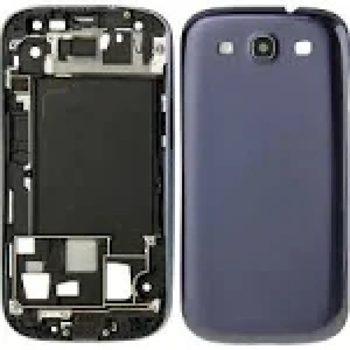 Nokta Teknik Samsung Galaxy S3 I9300 Kasa Kapak Batarya Pil Kapağı Full Kasa - Siyah