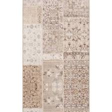 Cool Halı Carnival Krem Patchwork Halı Yolluk Yıkanabilir Koridor Halısı Eskitme Vintage Şönil Mutfak Halısı