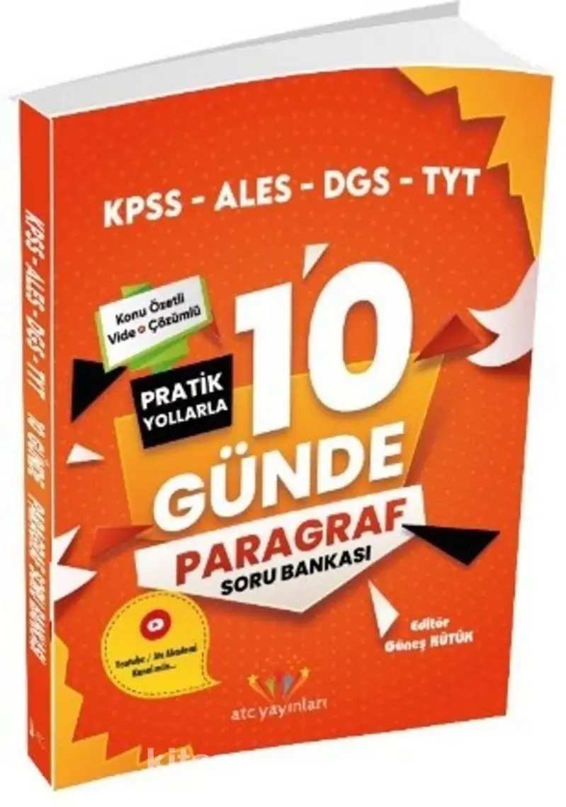 Atc Yayınları Pratik Yollarla 10 Günde Paragraf