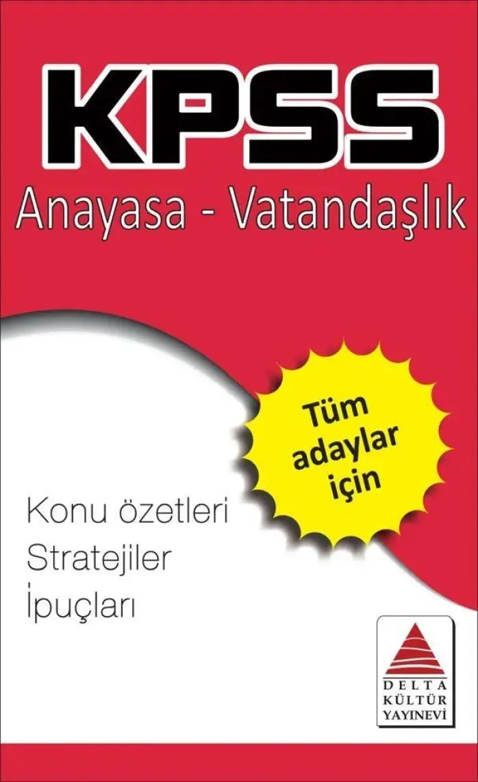 Delta Kültür Yayınevi Delta Kpss Anayasa-Vatandaşlık Cep Kartı - İbrahim Kaygısız